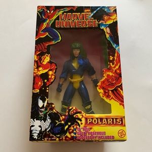 Marvel Comics Universe Polaris 10 in. Action Figure Poseable Toy Biz